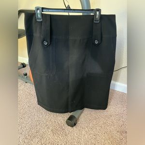 Black Size 12 ABStudio Skirt Wit back Zipper at hem